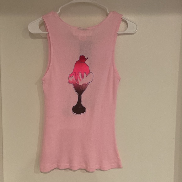 NEW Ice Cream Cone Los Angeles Pink Tank Top - Picture 7 of 12